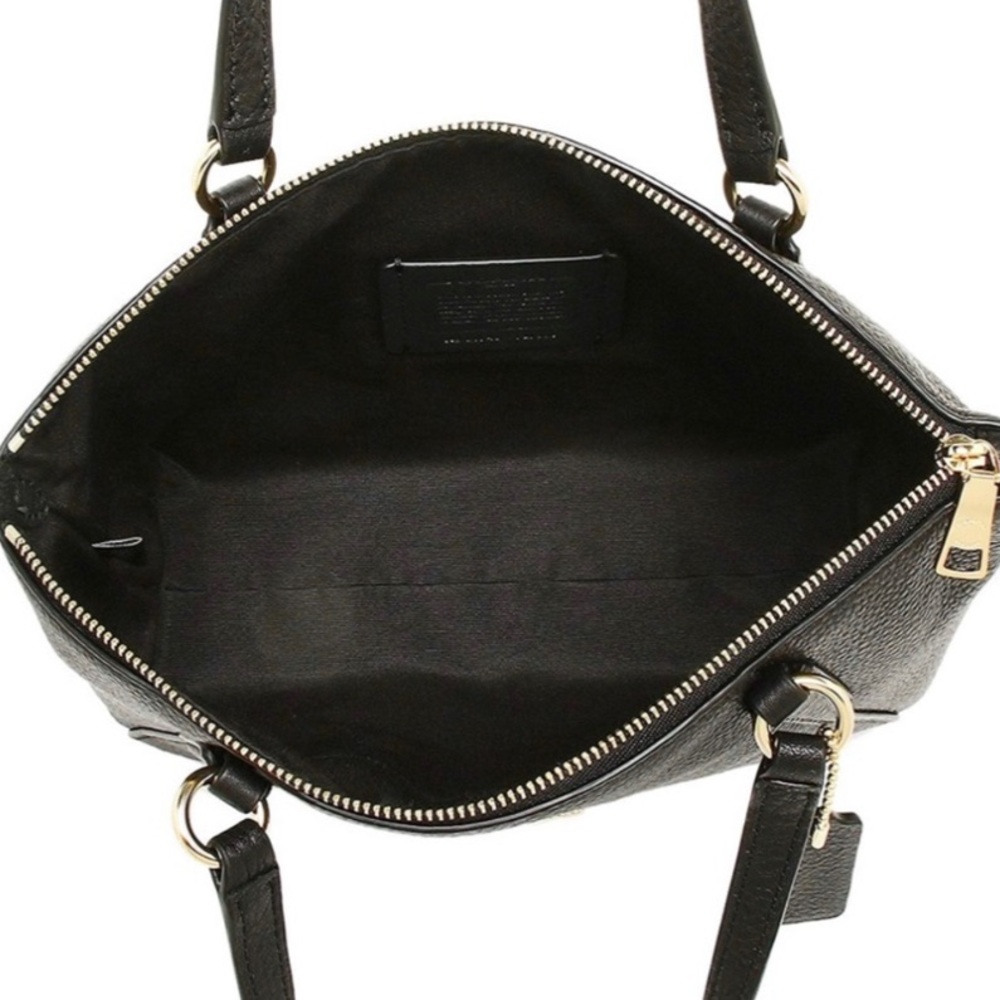 ⛔️SOLD⛔️Authentic Coach pebbled leather Satchel/Cr - Picture 4 of 8